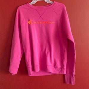 Womens Champion Powerblend Fleece Boyfriend Sweatshirt